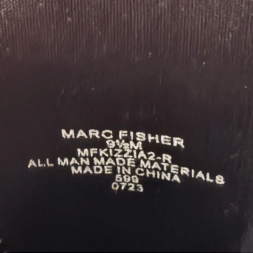 Marc Fisher Black Over the Knee Boots